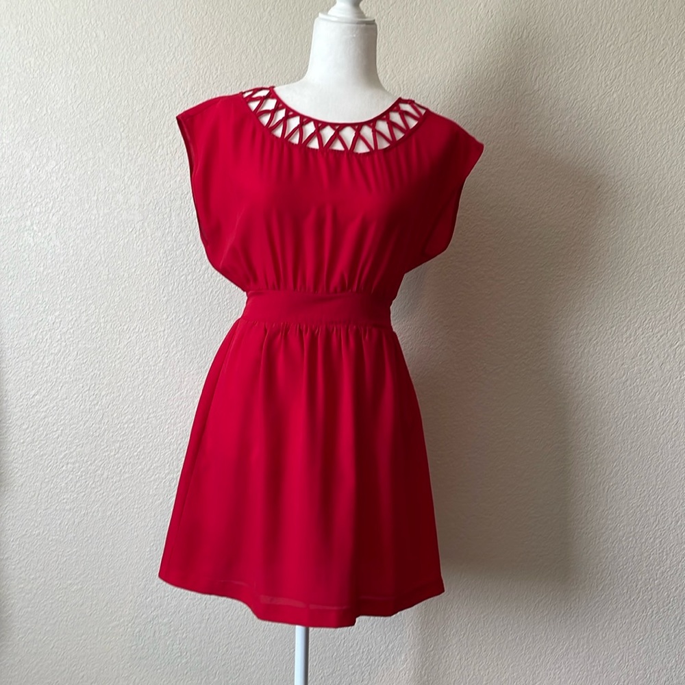 Red dress